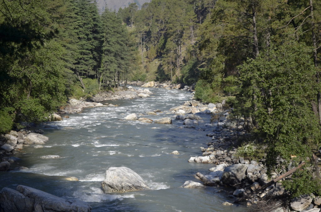 Parvati river at Parvati