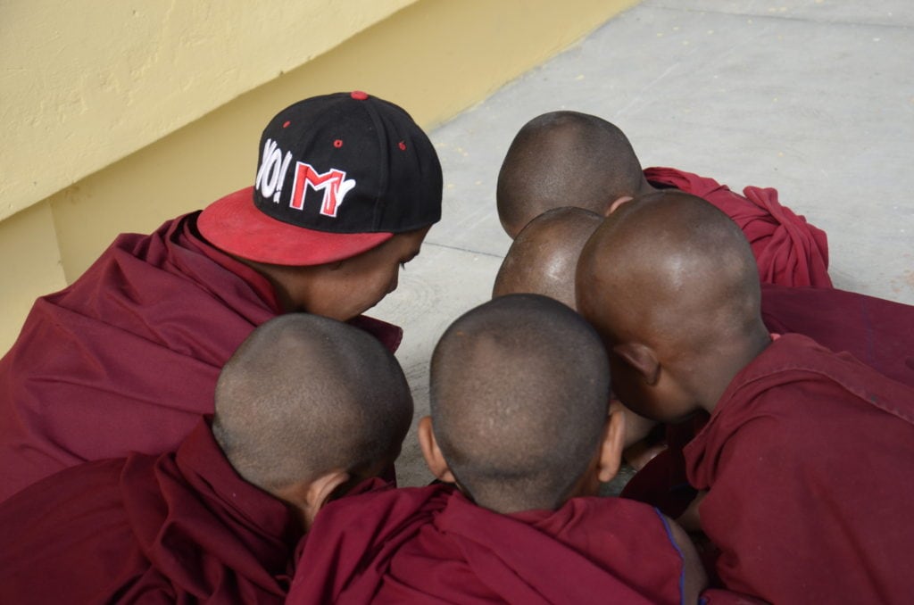Budding monks
