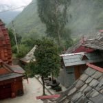 Nirath Sun Temple Slate roof and hills at Sun Temple Nirath